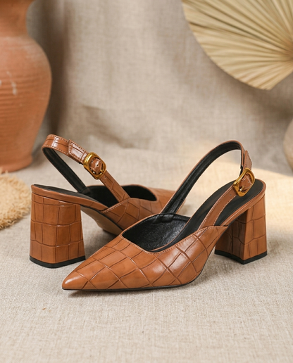Pointed Slingback Heel