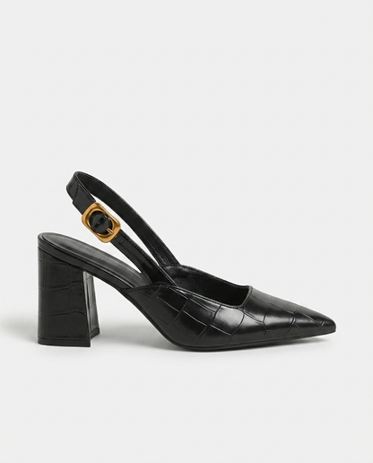 Pointed Slingback Heel