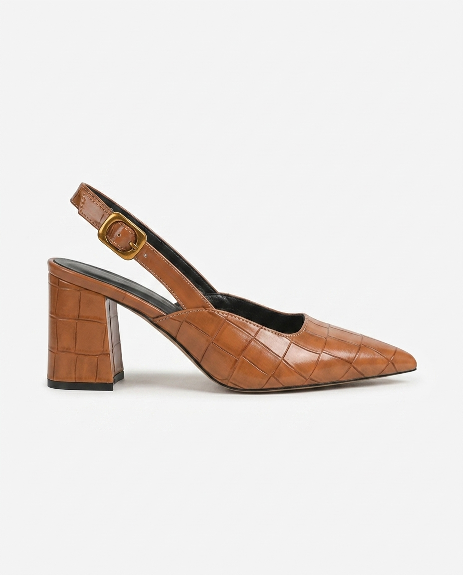 Pointed Slingback Heel