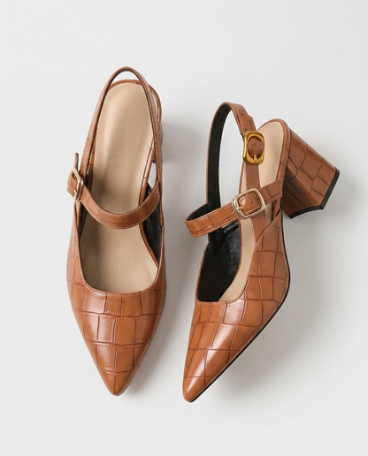 Pointed Slingback Heel
