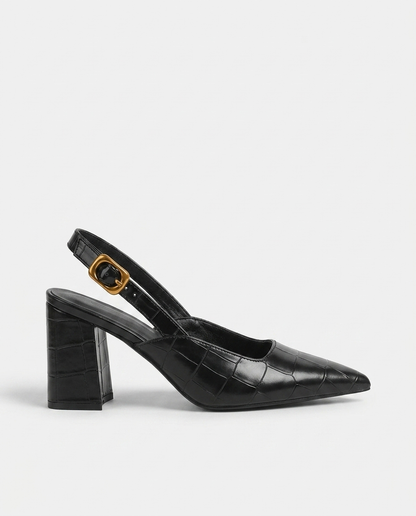 Pointed Slingback Heel