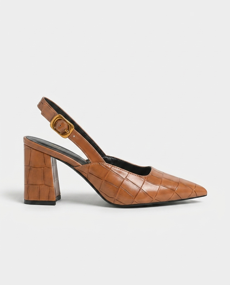 Pointed Slingback Heel
