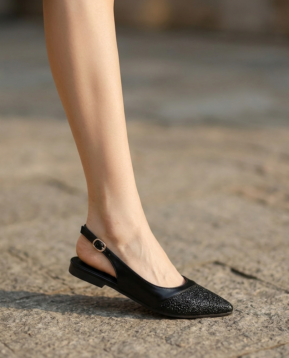 Pointed Strap Sandal