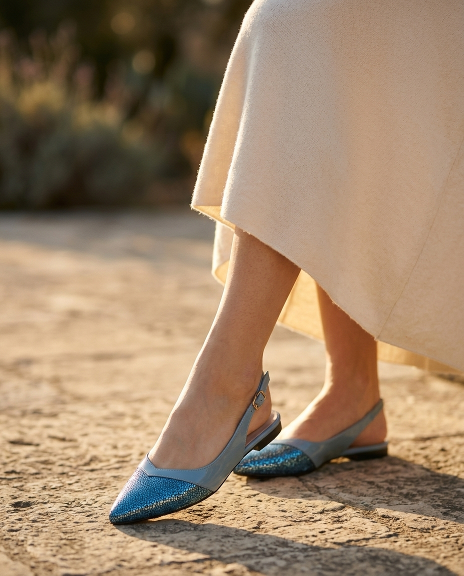 Pointed Strap Sandal