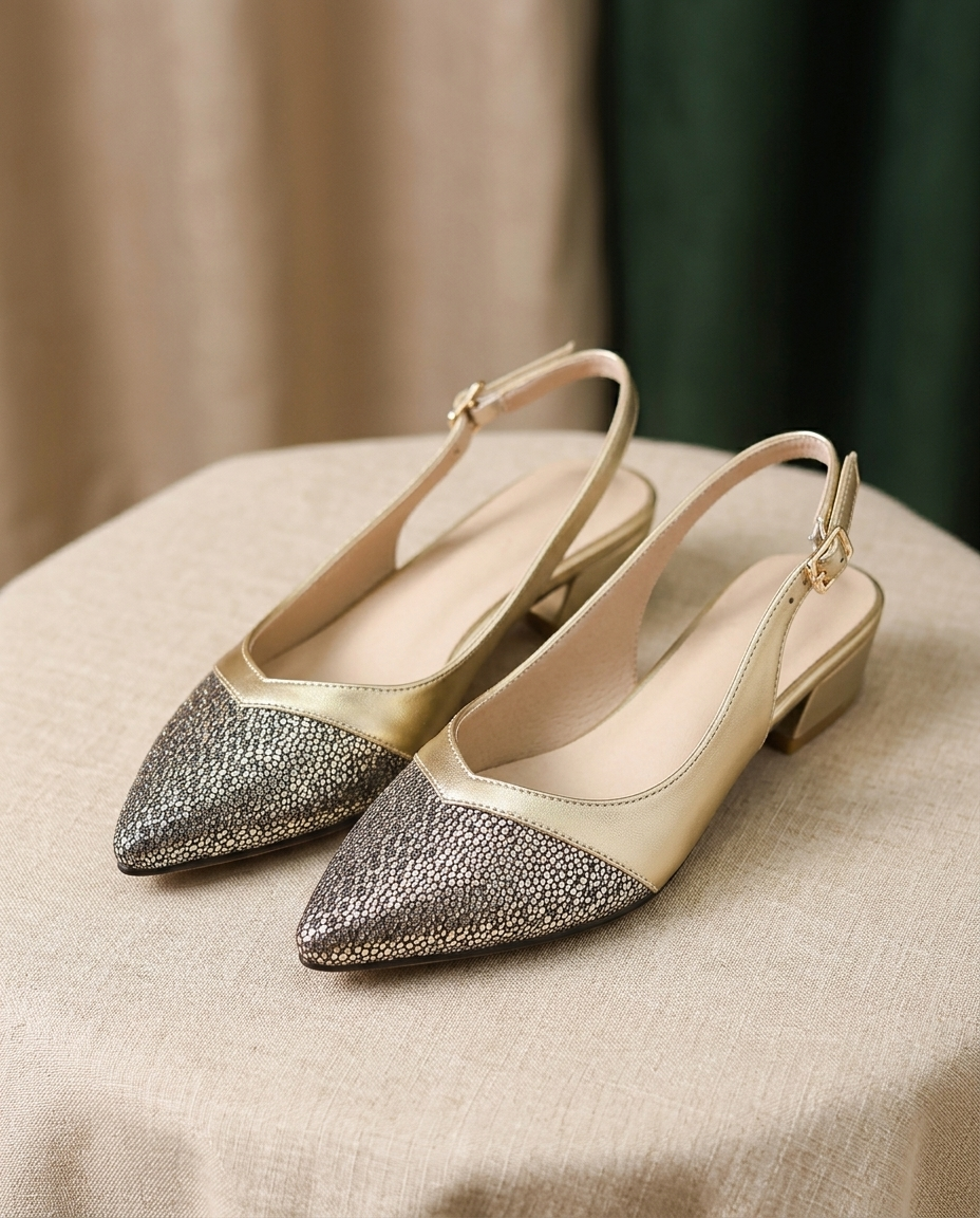 Pointed Strap Sandal