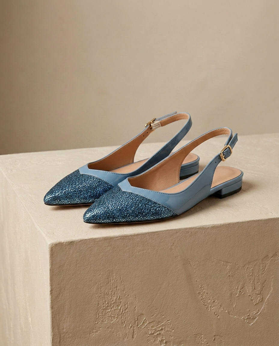Pointed Strap Sandal
