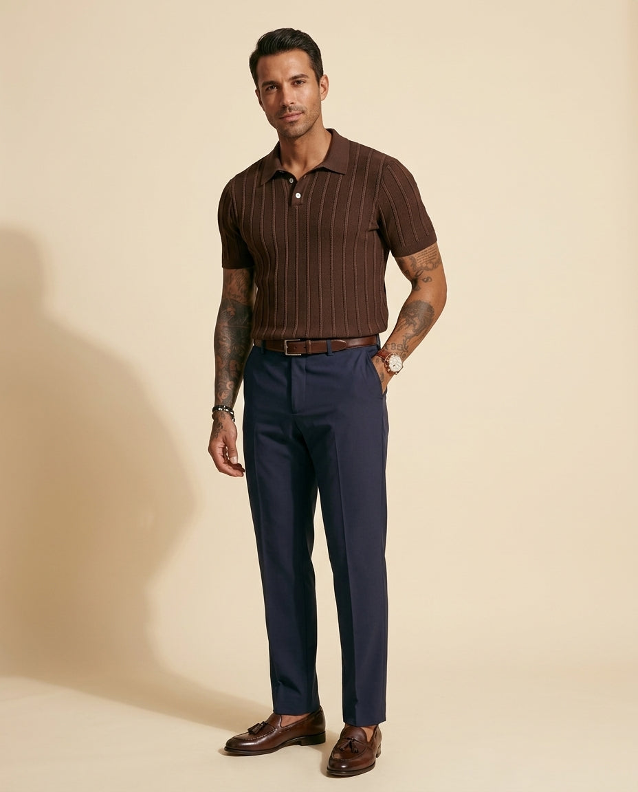 men's new style short sleeve POLO collared breathable - lifestyle 8