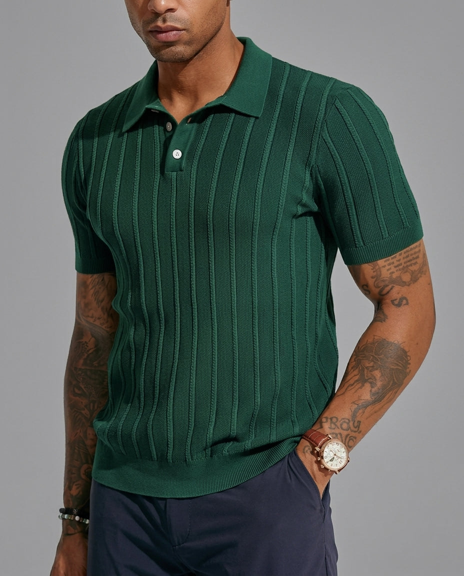 men's new style short sleeve POLO collared breathable - studio 12